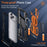 For iPhone 18 Pro / 17 Pro Magnetic Case Rotating Kickstand PC + TPU Shockproof Drop-proof Phone Cover - Orange - 7