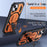 For iPhone 15 Magnetic Case Rotating Kickstand PC + TPU Shockproof Drop-proof Phone Cover - Orange - 2