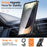 For Samsung Galaxy S25 Ultra Magnetic Case Rotating Kickstand PC + TPU Shockproof Drop-proof Phone Cover - Orange - 3