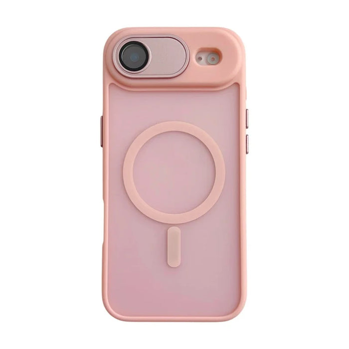 WANLONFENG For iPhone Air Magnetic Back Cover  QB1 Series PC TPU Shockproof Phone Case - Pink - 1