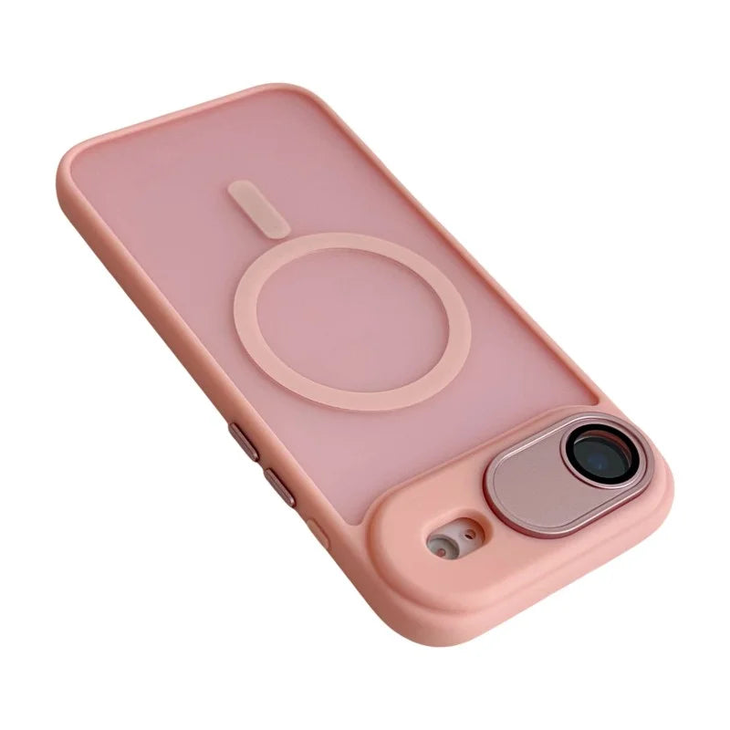 WANLONFENG For iPhone Air Magnetic Back Cover  QB1 Series PC TPU Shockproof Phone Case - Pink - 3