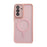 WANLONFENG For Samsung Galaxy A55 5G Magnetic Back Cover  QB1 Series PC TPU Shockproof Phone Case - Pink - 1