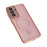 WANLONFENG For Samsung Galaxy A55 5G Magnetic Back Cover  QB1 Series PC TPU Shockproof Phone Case - Pink - 2