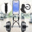 For Samsung Galaxy S26+ Liquid Silicone Case  Phone Back Cover with Card Holder and Short Strap - Black - 4
