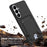 For Samsung Galaxy S26+ Liquid Silicone Case  Phone Back Cover with Card Holder and Short Strap - Black - 5
