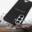 For Samsung Galaxy S26+ Case Liquid Silicone Card Holder Back Phone Cover with Lanyard - Black - 2