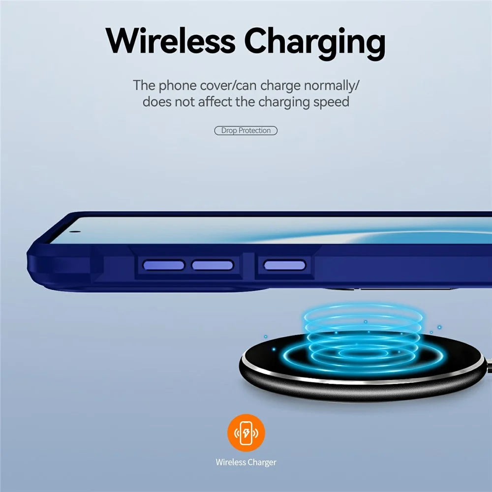 For Samsung Galaxy S26 Ultra Case Anti-Drop Alloy Lens Frame PC + TPU Phone Cover - Blue - 7
