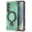 For Samsung Galaxy S26 Magnetic Case Rotating Kickstand TPU PC Shockproof Phone Back Cover - Green - 2