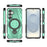 For Samsung Galaxy S26 Magnetic Case Rotating Kickstand TPU PC Shockproof Phone Back Cover - Green - 5