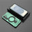 For Samsung Galaxy S26 Magnetic Case Rotating Kickstand TPU PC Shockproof Phone Back Cover - Green - 6