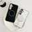 For Samsung Galaxy S26 Magnetic Case Anti-Drop PU Leather + PC Cover - White - 2