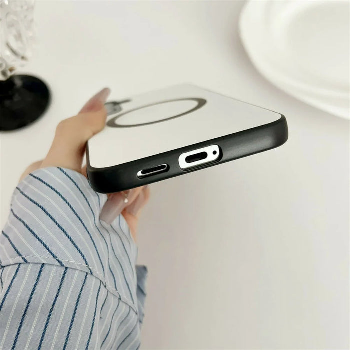 For Samsung Galaxy S26 Magnetic Case Anti-Drop PU Leather + PC Cover - White - 5