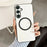 For Samsung Galaxy S26+ Magnetic Case Anti-Drop PU Leather + PC Cover - White - 1