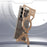 For Samsung Galaxy S23 Ultra Magnetic Bumper Case Rotating Kickstand Metal Phone Cover - Desert Gold - 3
