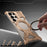 For Samsung Galaxy S23 Ultra Magnetic Bumper Case Rotating Kickstand Metal Phone Cover - Desert Gold - 4