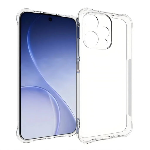 WANLONFENG For Oppo Reno15c 5G (China) / Oppo Reno15 5G (Global) TPU Case  WL2 Series 2.0mm Phone Cover with 2Pcs Tempered Glass Films - Transparent - 2
