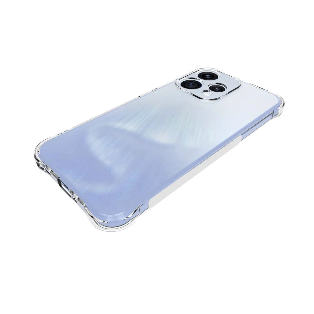 WANLONFENG For Oppo Reno15c 5G (China) / Oppo Reno15 5G (Global) TPU Case  WL2 Series 2.0mm Phone Cover with 2Pcs Tempered Glass Films - Transparent - 4