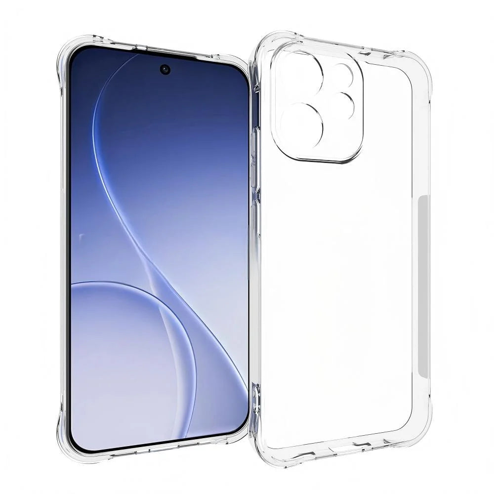 WANLONFENG For Oppo Reno15 F 5G TPU Case  WL2 Series 2.0mm Phone Cover with 2Pcs Tempered Glass Films - Transparent - 2