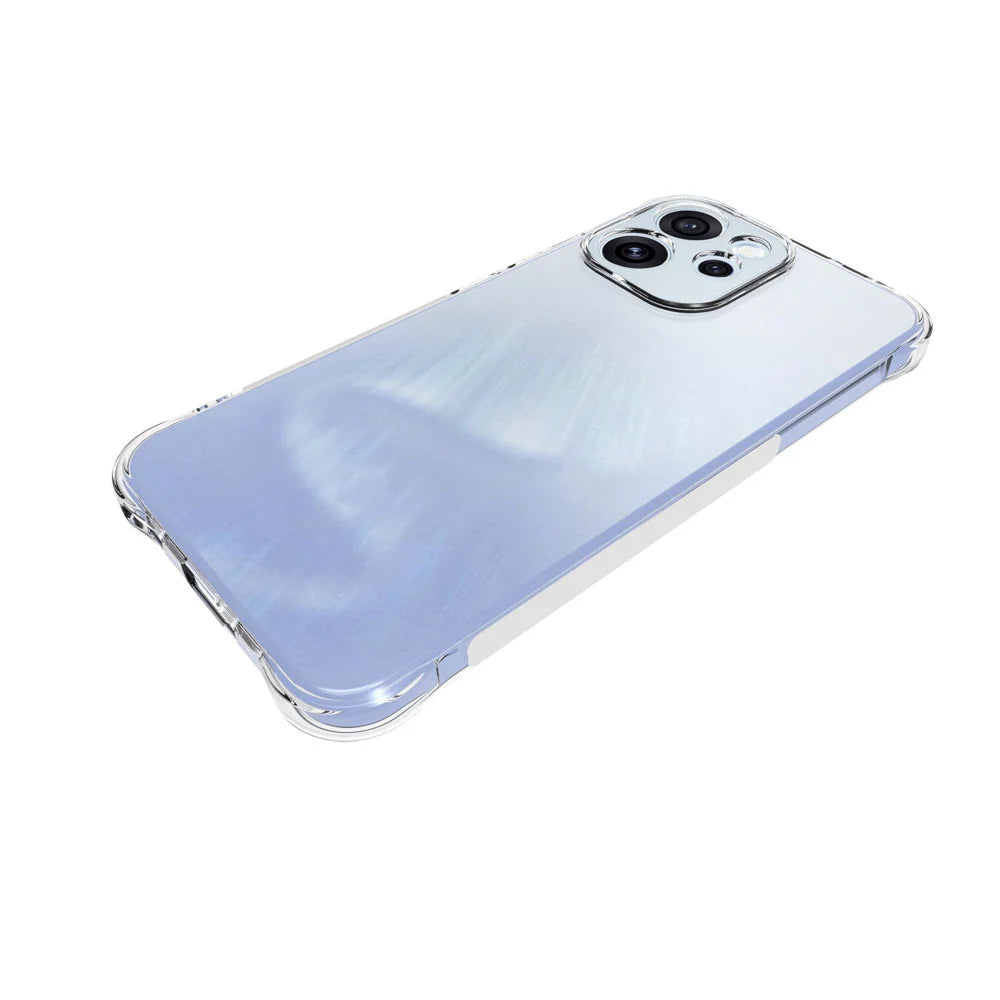 WANLONFENG For Oppo Reno15 F 5G TPU Case  WL2 Series 2.0mm Phone Cover with 2Pcs Tempered Glass Films - Transparent - 4