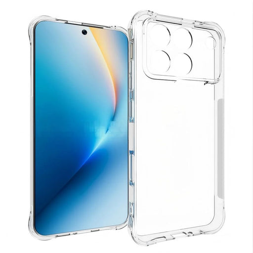 WANLONFENG For Honor Win 5G TPU Case  WL2 Series 2.0mm Phone Cover with 2Pcs Tempered Glass Films - Transparent - 2