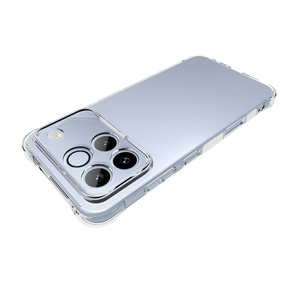 WANLONFENG For Honor Win 5G TPU Case  WL2 Series 2.0mm Phone Cover with 2Pcs Tempered Glass Films - Transparent - 4