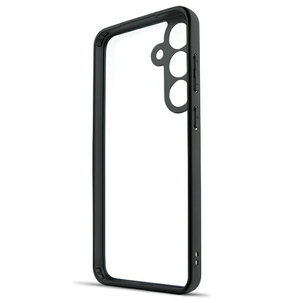 For Samsung Galaxy S26 Phone Case Shockproof PC + TPU Clear Back Cover - Black+Transparent - 2