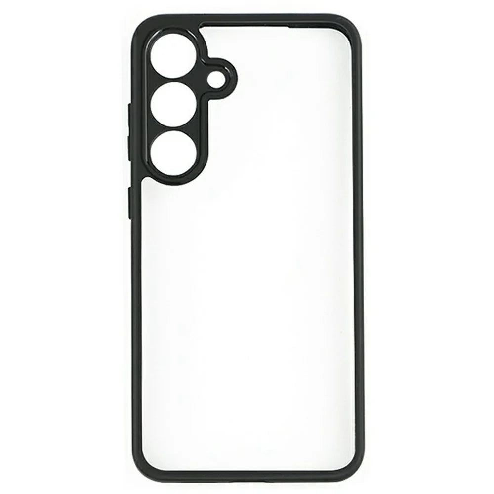 For Samsung Galaxy S26+ Phone Case Shockproof PC + TPU Clear Back Cover - Black+Transparent - 1