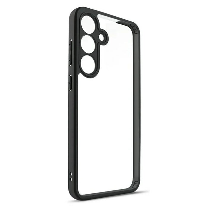 For Samsung Galaxy S26+ Phone Case Shockproof PC + TPU Clear Back Cover - Black+Transparent - 3