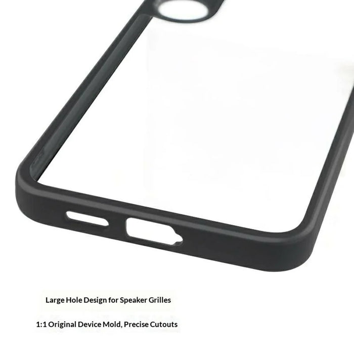 For Samsung Galaxy S26+ Phone Case Shockproof PC + TPU Clear Back Cover - Black+Transparent - 6