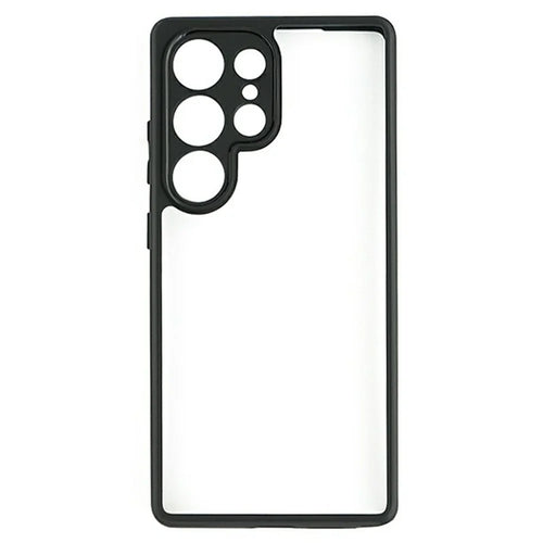 For Samsung Galaxy S26 Ultra Phone Case Shockproof PC + TPU Clear Back Cover - Black+Transparent - 1