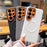 For Samsung Galaxy S26 Ultra Magnetic Case Wave Texture PU Leather Coated PC + TPU Phone Cover - White - 5