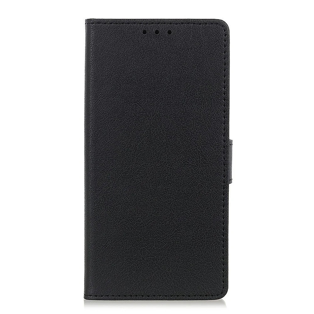 For Samsung Galaxy S26+ Case PU Leather Stand Wallet Phone Cover - Black - 6