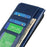 For Samsung Galaxy S26+ Case Crazy Horse Texture PU Leather Phone Stand Cover - Blue - 4