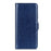 For Samsung Galaxy S26+ Case Crazy Horse Texture PU Leather Phone Stand Cover - Blue - 5