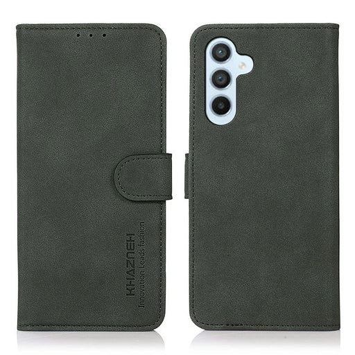 KHAZNEH For Samsung Galaxy S26+ Case Anti Scratch PU Leather Wallet Stand Phone Cover - Green - 1