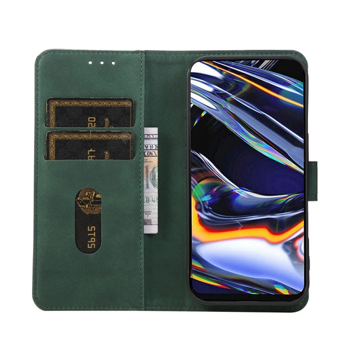KHAZNEH For Samsung Galaxy S26+ Case Anti Scratch PU Leather Wallet Stand Phone Cover - Green - 2