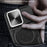For iPhone 16 Pro Case TPU + PC Phone Cover with Kickstand , Slide Lens Window - Black - 6