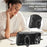 For iPhone 17e / 16e Case TPU + PC Phone Cover with Kickstand , Slide Lens Window - Black - 3