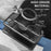 For iPhone 17e / 16e Case TPU + PC Phone Cover with Kickstand , Slide Lens Window - Black - 6