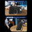 For iPhone 17 Case TPU + PC Phone Cover with Kickstand , Slide Lens Window - Black - 3