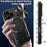 For iPhone 17 Pro Case TPU + PC Phone Cover with Kickstand , Slide Lens Window - Black - 4