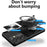 For Samsung Galaxy S26+ Case TPU + PC Phone Cover with Kickstand , Slide Lens Window - Black - 2