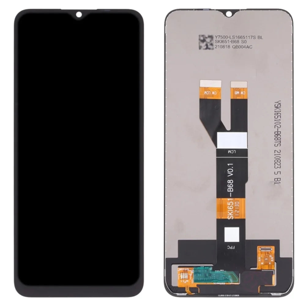 For Realme Narzo 50i Grade B LCD Screen and Digitizer Assembly Part (without Logo) - 1