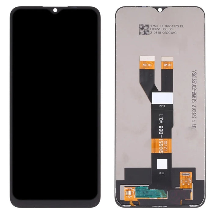 For Realme Narzo 50i Grade B LCD Screen and Digitizer Assembly Part (without Logo) - 1