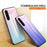 For Samsung Galaxy A57 5G Case Anti-Scratch Tempered Glass + PC + TPU Phone Cover - Gradient Blue Black - 4