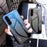 For Samsung Galaxy A57 5G Case Anti-Scratch Tempered Glass + PC + TPU Phone Cover - Gradient Blue Black - 7