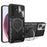 For Samsung Galaxy A56 5G Case TPU + PC Phone Cover with Kickstand , Slide Lens Window - Black - 1
