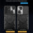 For Samsung Galaxy A36 5G Case TPU + PC Phone Cover with Kickstand , Slide Lens Window - Black - 5