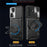 For Samsung Galaxy A26 5G Case TPU + PC Phone Cover with Kickstand , Slide Lens Window - Black - 3