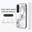 For Samsung Galaxy S26+ Case Marble Pattern Tempered Glass + PC + TPU Protective Phone Cover - White Marble - 7